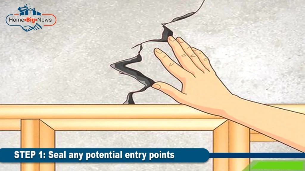 Seal any potential entry points