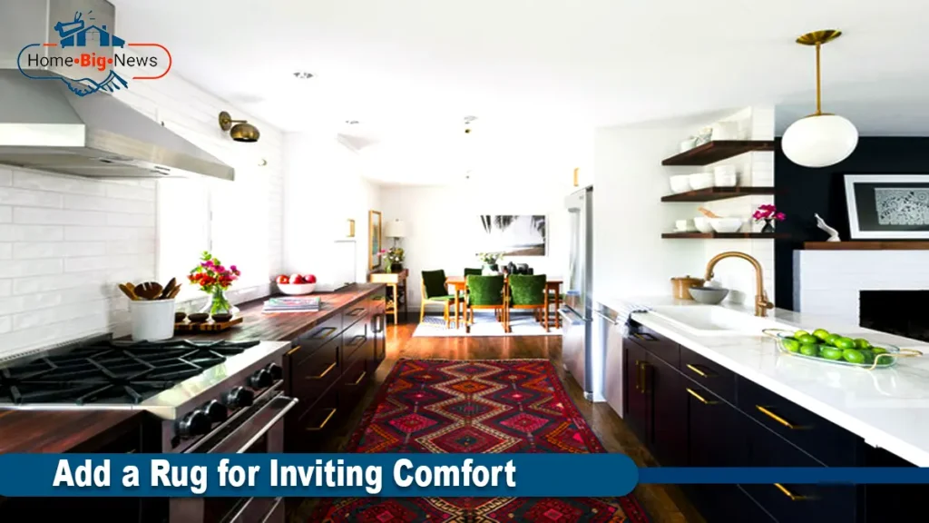 Add a Rug for Inviting Comfort