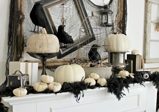 chic halloween decor