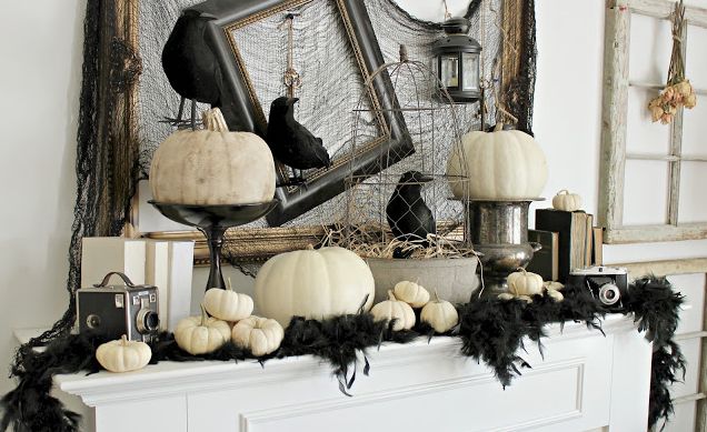 chic halloween decor