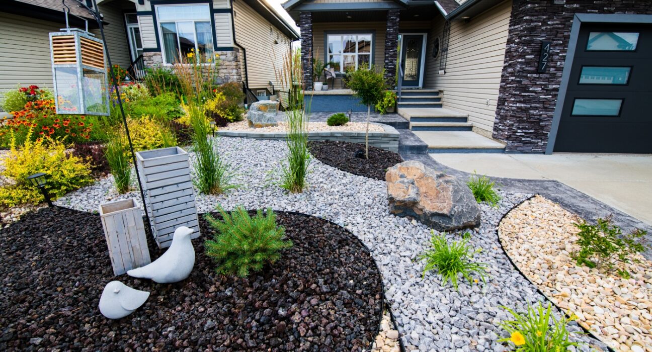 low maintenance front yard landscaping