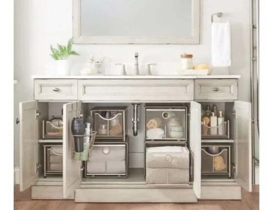 bathroom cabinet storage