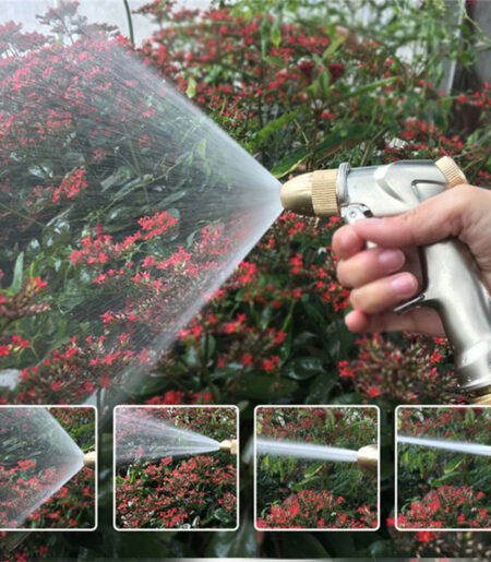 Garden Hose Telescopic Magic Hose Plastic Flexible Car Wash Hose Metal Spray Gun Outdoor Garden Watering