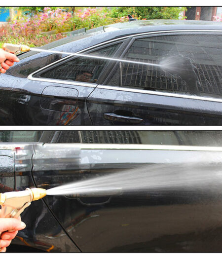 Garden Hose Telescopic Magic Hose Plastic Flexible Car Wash Hose Metal Spray Gun Outdoor Garden Watering - Image 3
