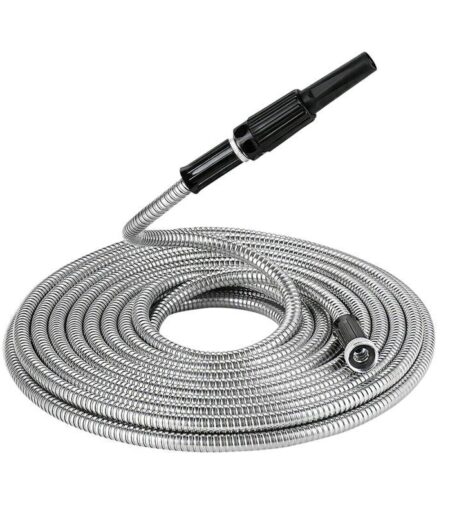 Stainless steel metal garden hose