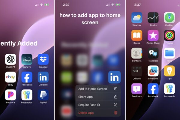How to Add App to Home Screen Easily