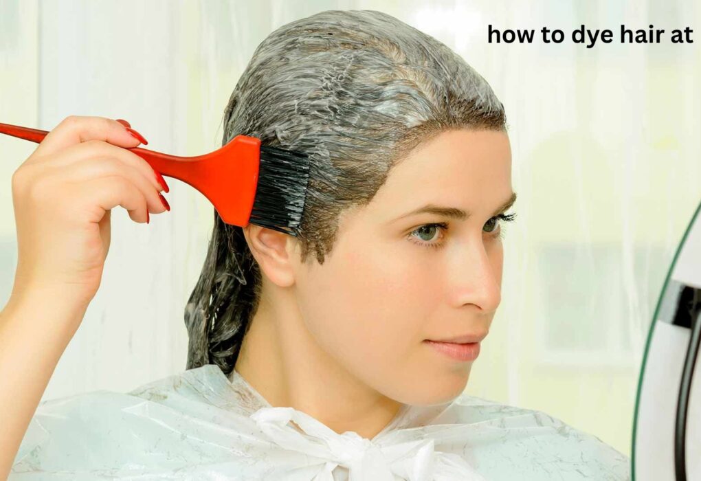 how to dye hair at home