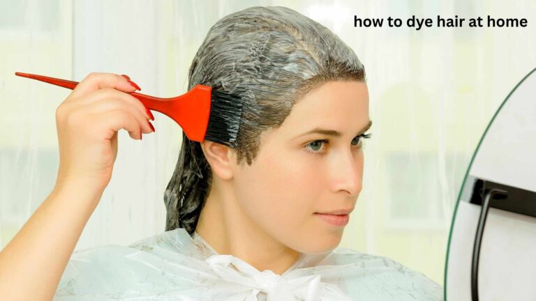 how to dye hair at home