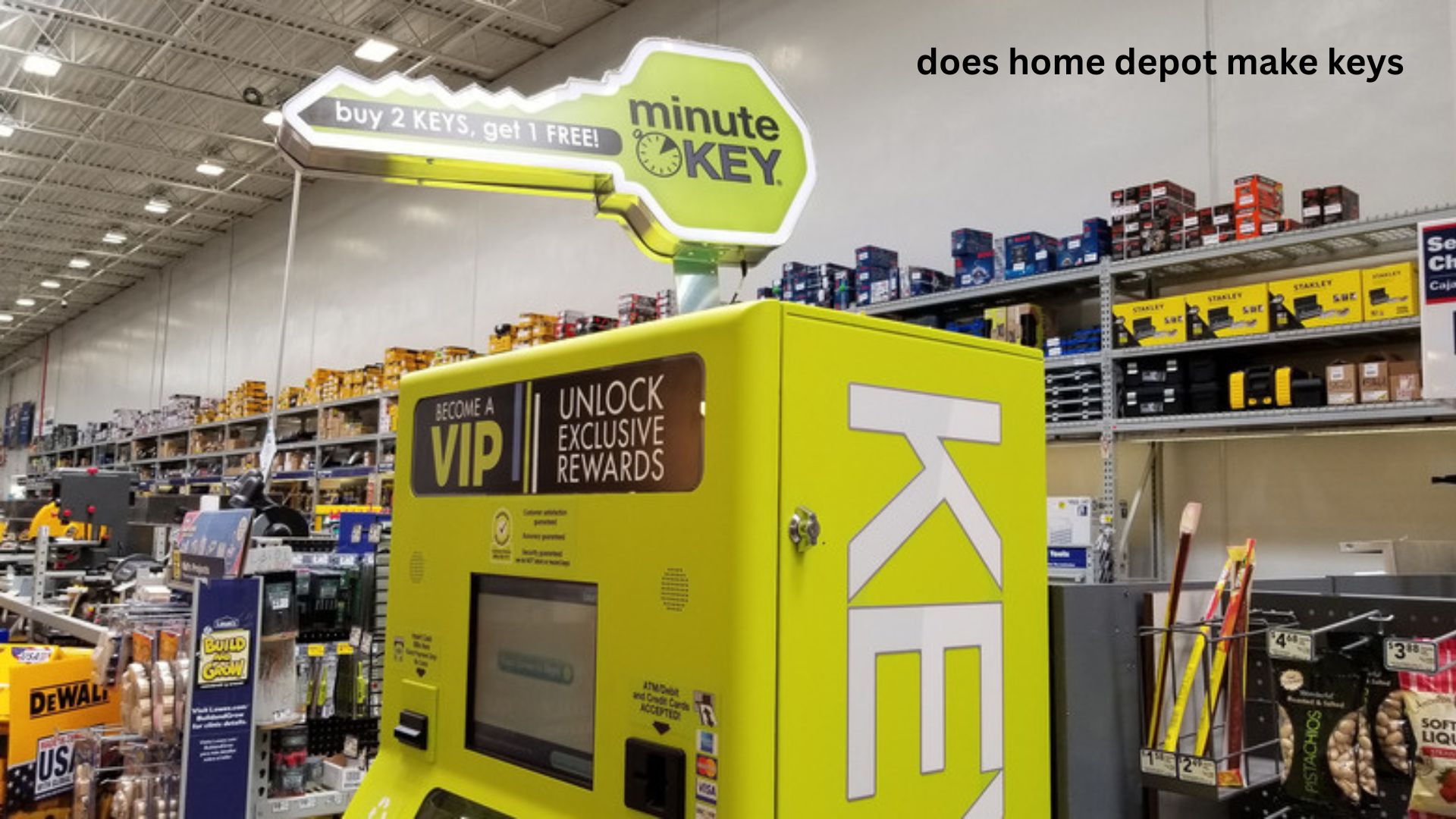 does home depot make keys