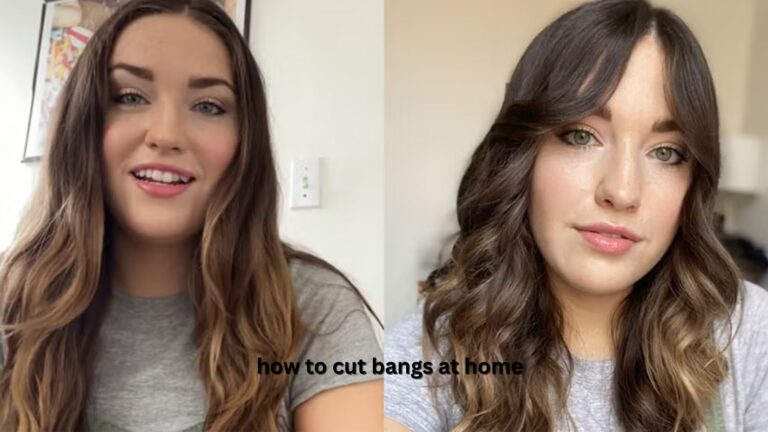 How to Cut Bangs at Home Without Regret