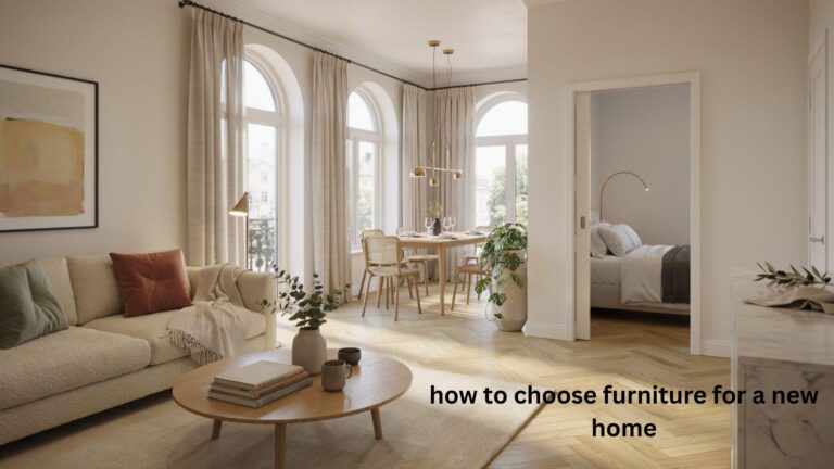 How to Choose Furniture for a New Home