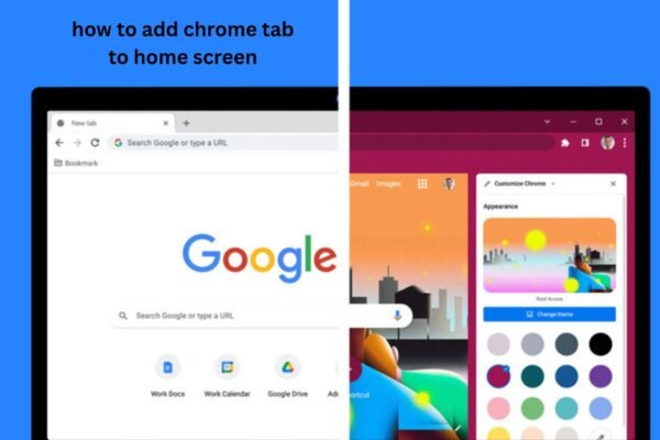 How to Add a Chrome Tab to Your Home Screen
