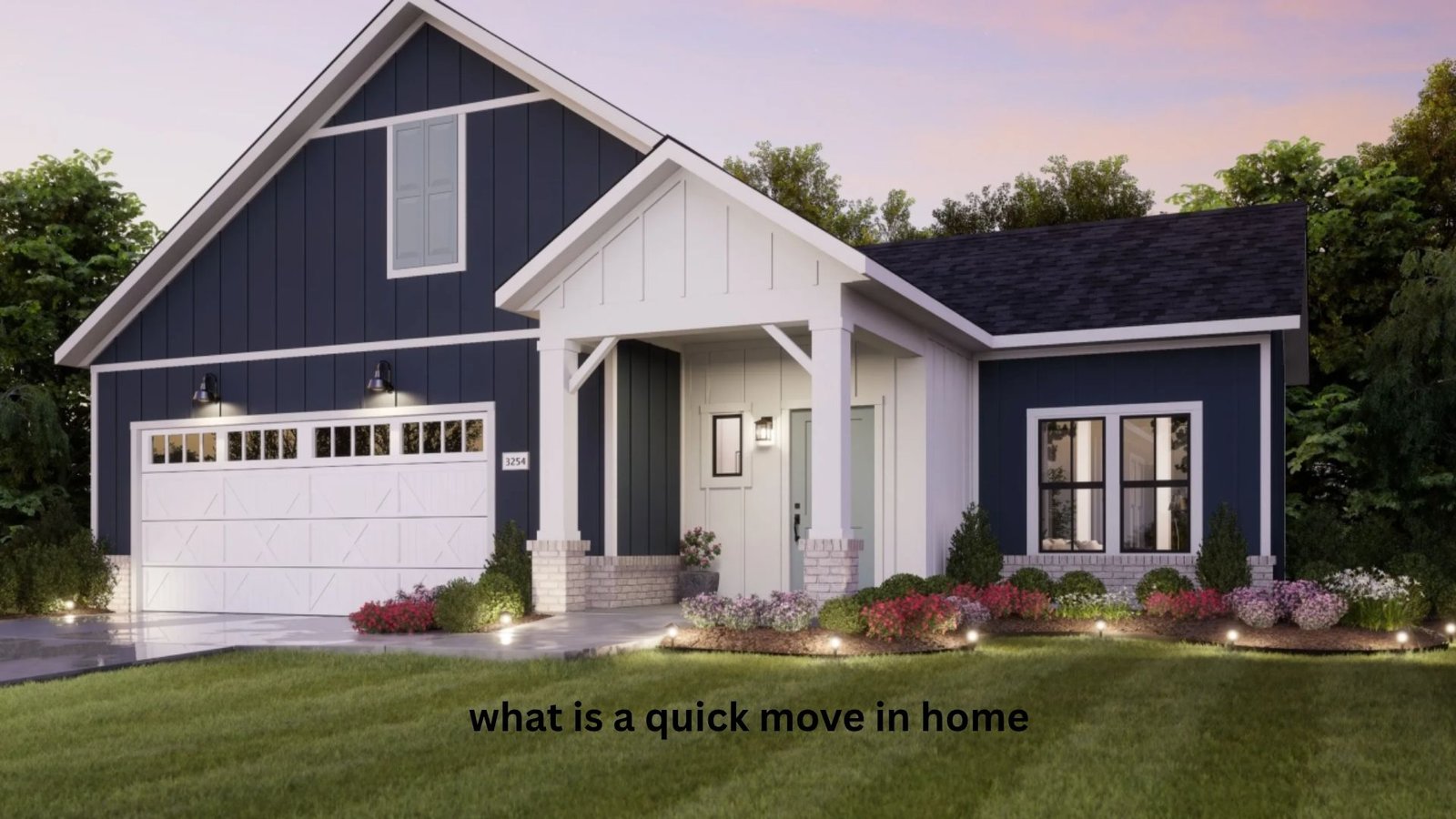 What Is a Quick Move in Home?