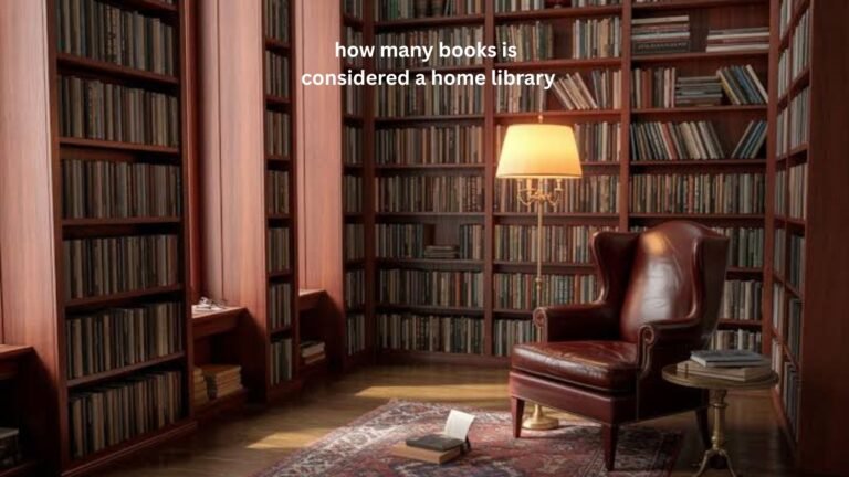 How Many Books Is Considered a Home Library?