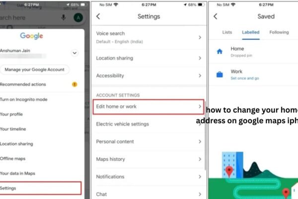 How to Change Your Home Address on Google Maps iPhone