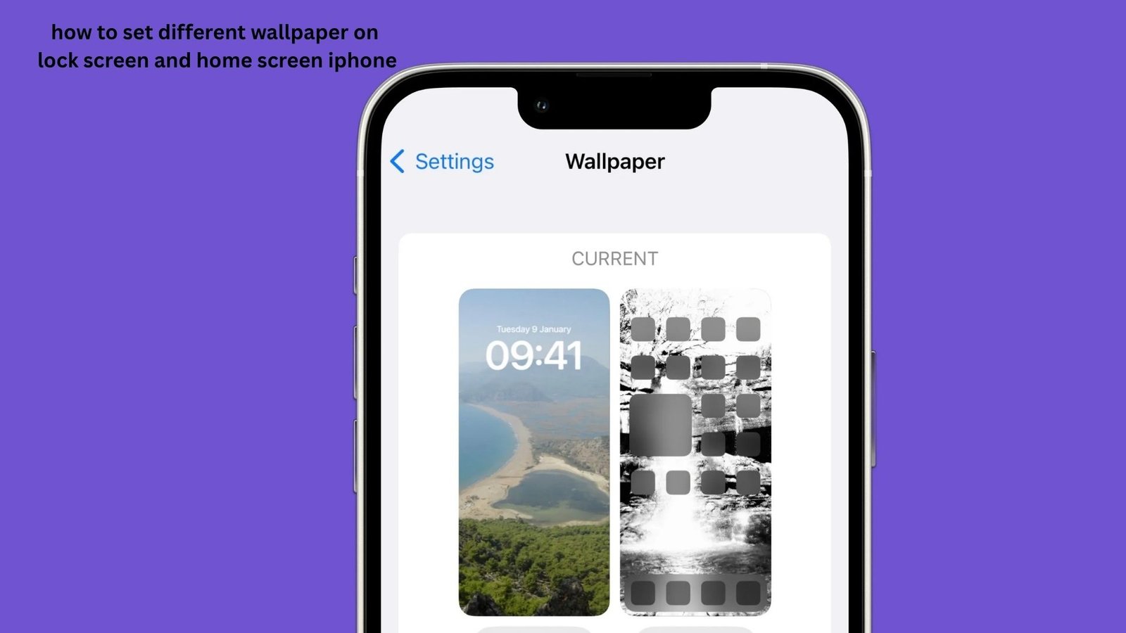 How to Set Different Wallpaper on Lock Screen and Home Screen iPhone