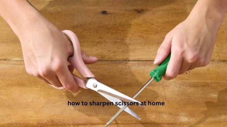 How to Sharpen Scissors at Home